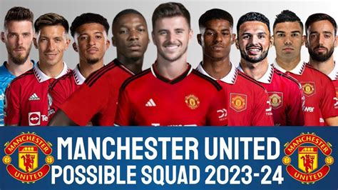 Manchester United FC Squad Information 2023/2024 .